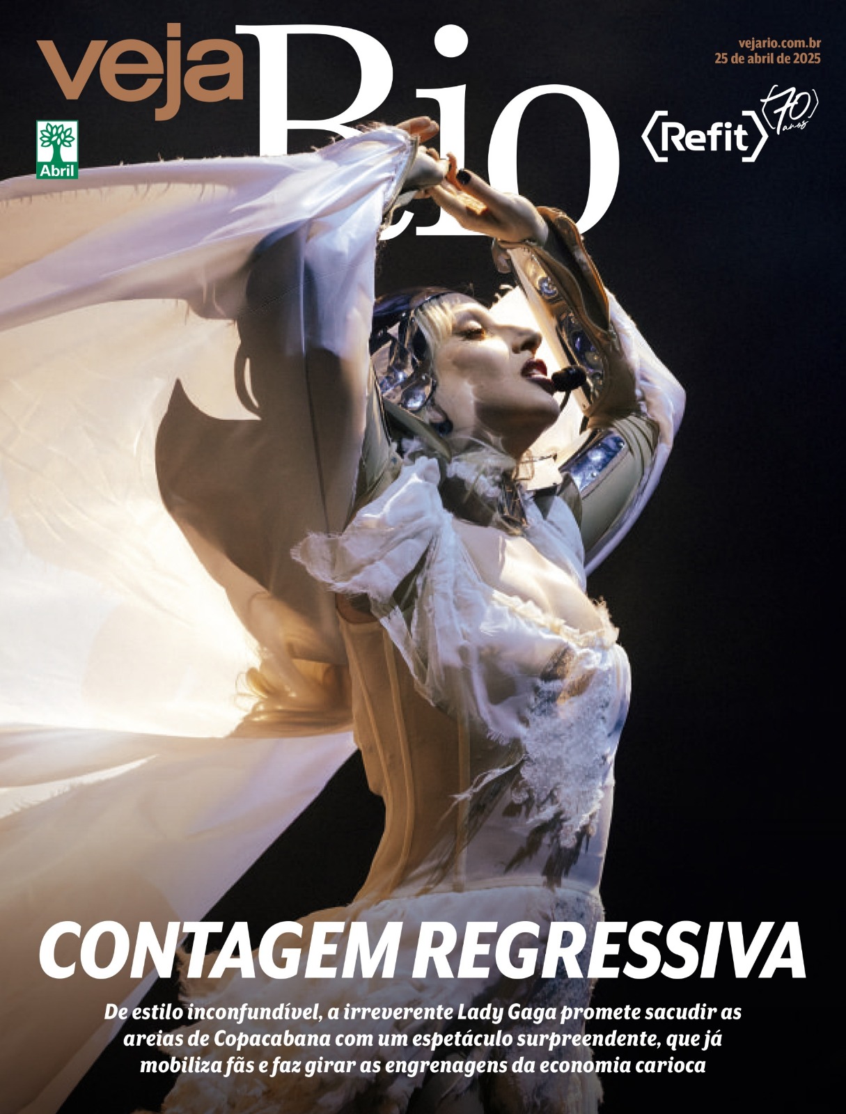 Descubra quando Lady Gaga chegará ao Brasil para show em Copacabana!