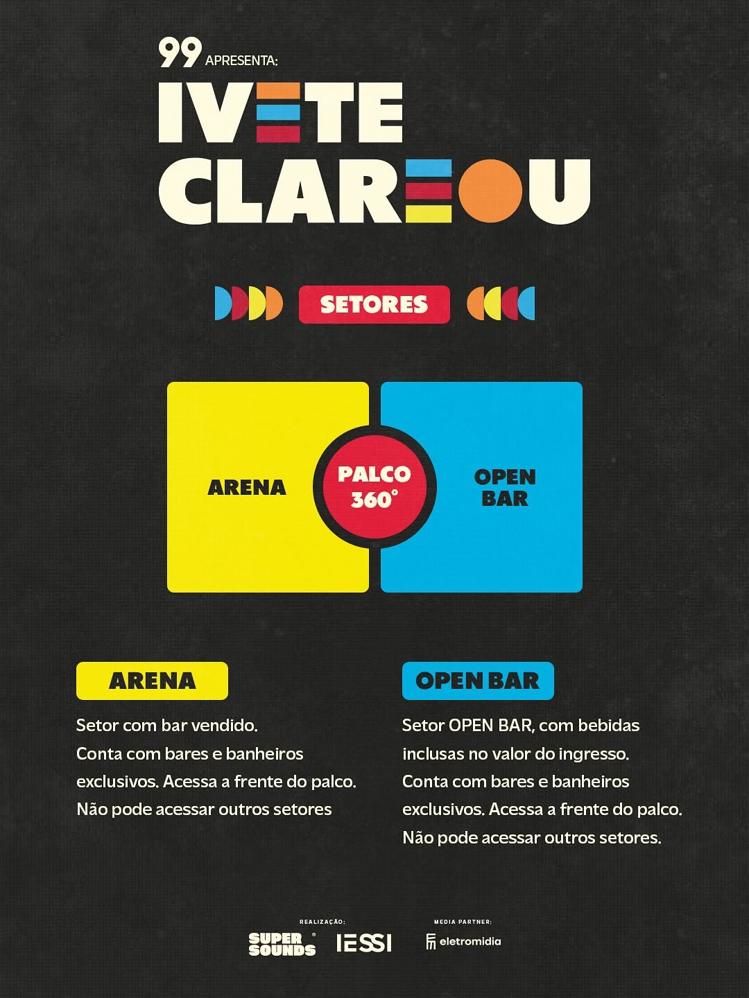 "Ivete Clareou": locais dos shows e esquema de vendas são divulgados